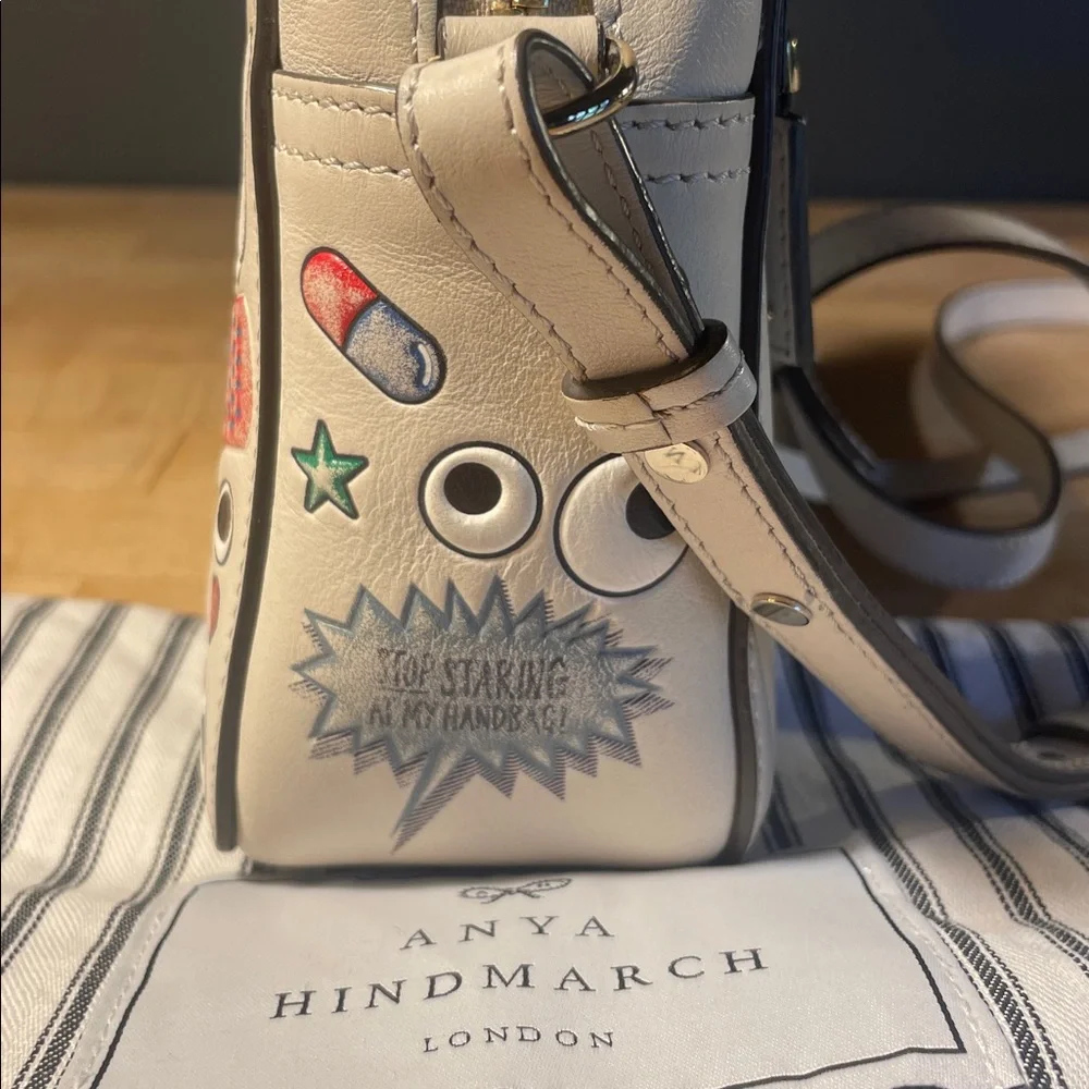 Anya Hindmarch All Over Stickers Comic Crossbody Bag ! - Picture 4 of 12